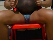 Black Bodybuilder Legs Ass and Pecs Workout 