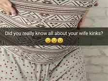 Did you know that your beloved wife is a kinky slut who loves unprotected sex? - Bodywriting - Snapchat -Milky Mari